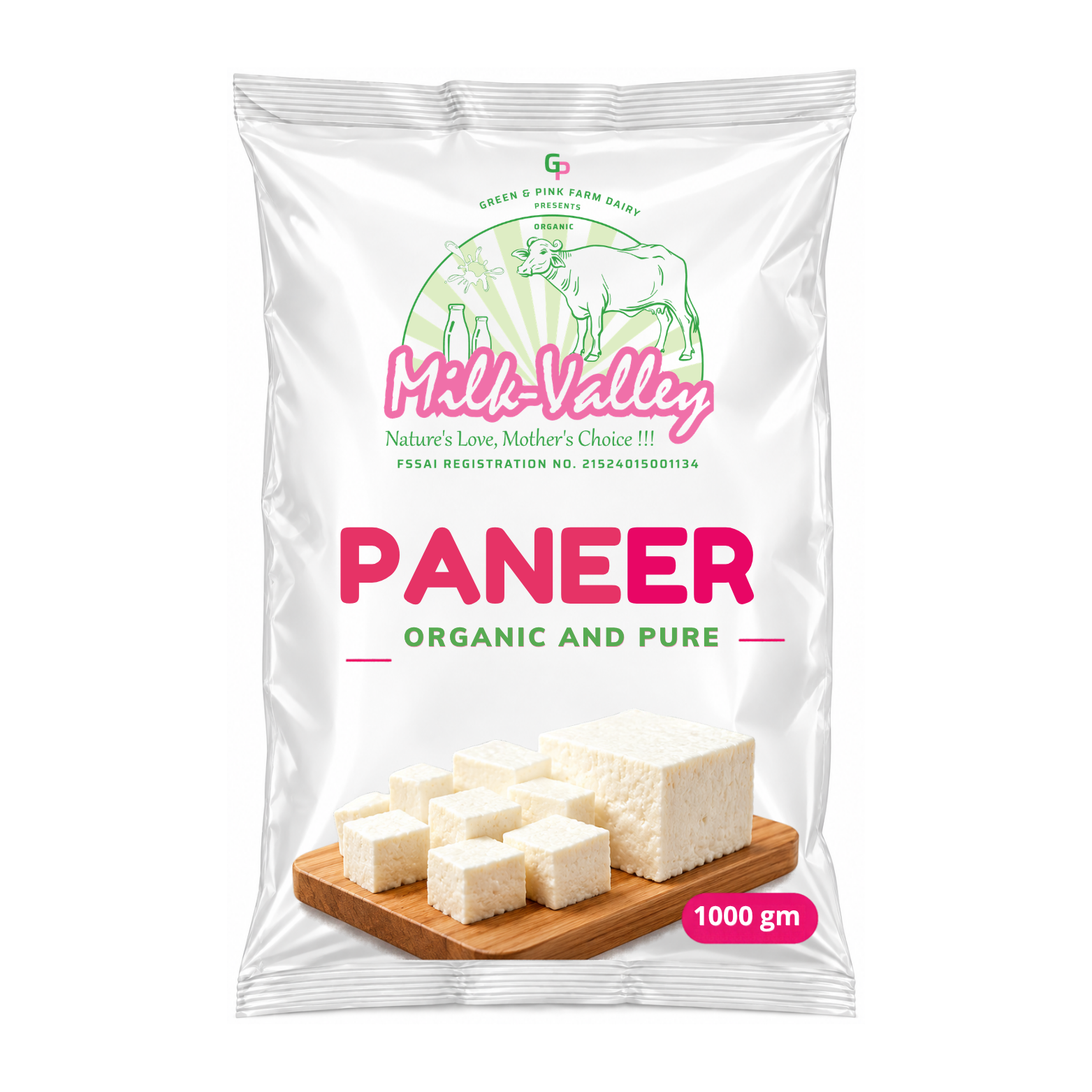 Cow Paneer 1000g – Bronze +